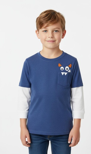 [190795816952] CARTER´S CAMISETA NIÑO AZUL MARINO