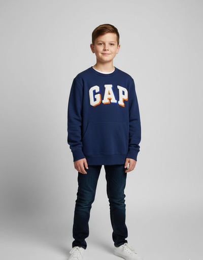 [192321800039] GAP KIDS SUETER NIÑO AZUL MARINO 836174-