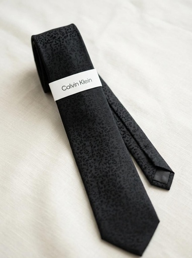 [193671815759] CALVIN KLEIN CORBATA NEGRO