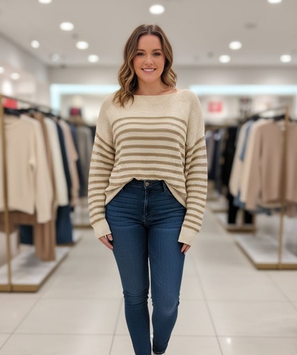 [194540596465] LAUREN SUETER MUJER CREMA-CAFE