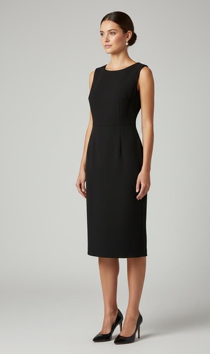 [21010] SHERI MARTIN VESTIDO MUJER NEGRO