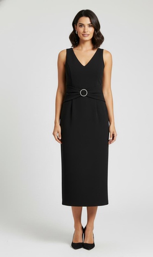 SHERI MARTIN VESTIDO MUJER NEGRO 21230