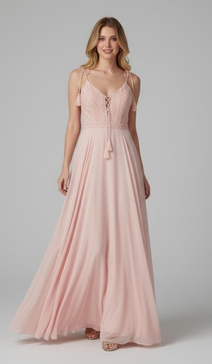 [2210] COLORS VESTIDO L. MUJER ROSA