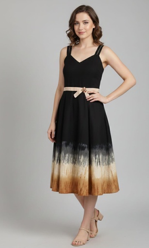 [2280090] DEPECHE VESTIDO MUJER NEGRO ESTAM-