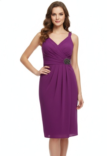 [261597] JS BOUTIQUE VESTIDO MUJER MORADO