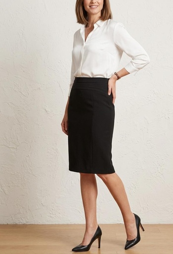 PANIZ FALDA MUJER NEGRO 301N