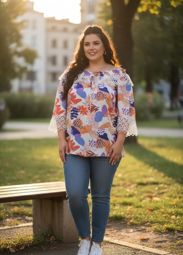 COLETTE BLUSA ESTAMPADO COLORES 3416