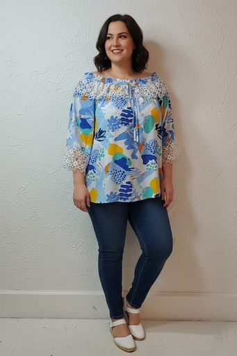 COLETTE BLUSA CELESTE ESTAM COLRS 3416C