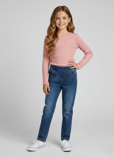 [34959912AM] OSHKOSH LEGGINS AZUL MEDIUM NIÑA