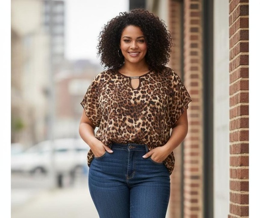 ANGELA BLUSA MUJER TIGRIADA 35444