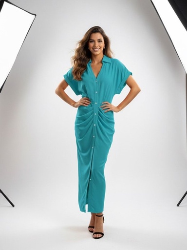 MILK&HONEY VESTIDO AQUA 35834D