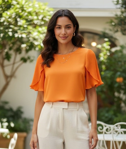 MILK&HONEY BLUSA NARANJA 37907T