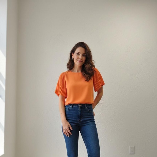 MILK&HONEY BLUSA NARANJA 38033TN