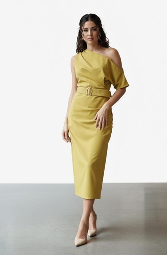 MILK&HONEY VESTIDO MOSTAZA 38966DL