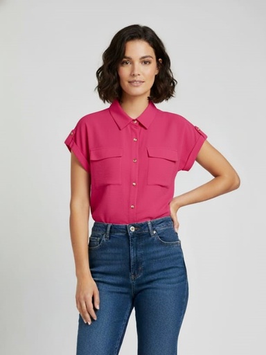[39249T] MILK&HONEY BLUSA FUCHSIA MUJER