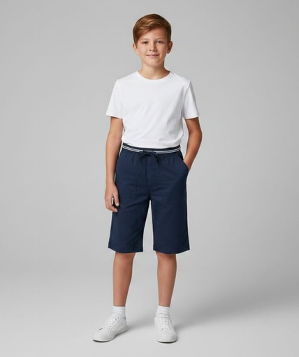 [3K334213] OSHKOSH SHORT NIÑO AZUL MARINO