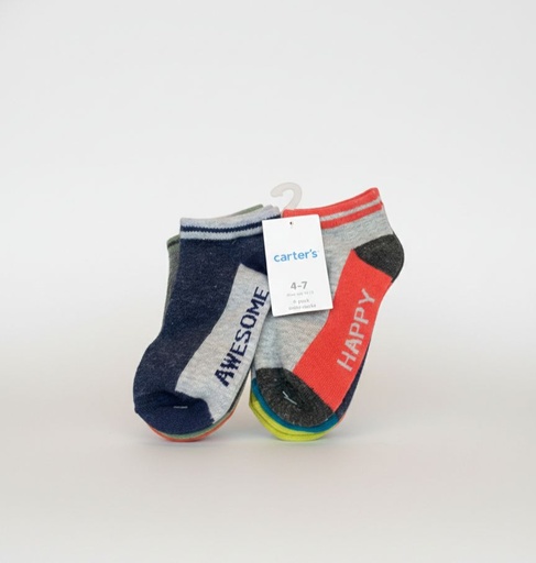 [3K542710] CARTER´S NIÑO CALCETINES 6pzs CLRS