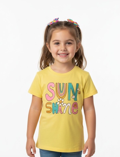 [3Q221813] CARTER´S CAMISETA NIÑA AMARILLO SUN-