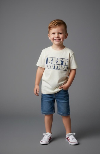 [3U075910] CARTER´S CAMISETA CREMA BEST BROTHER