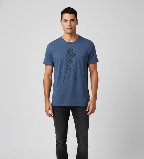 [436002] BANANA CAMISETA AZUL M. HOMBRE