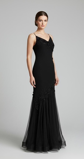 [4420] XSCAPE VESTIDO MUJER NEGRO