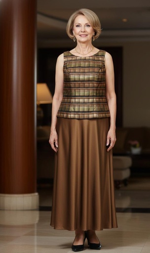 [45395] JESSICA HOWARD VESTIDO MUJER BRONZE