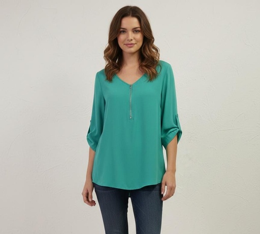 [5001M] TACERA BLUSA MUJER MENTA 5001M