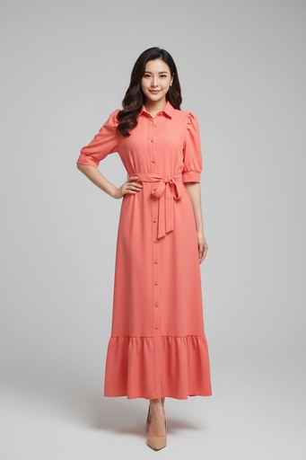 ONLY4U VESTIDO L.SALMON MUJE 5339S