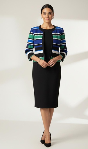 [63787] STUDIO ONE CHAQUETA-VESTIDO M. NGRO