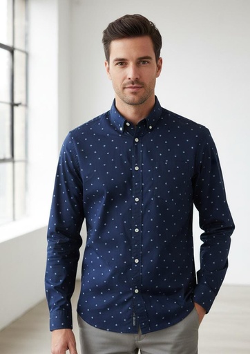 [696721AM] GAP CAMISA HOMBRE AZUL MARINO PNTS