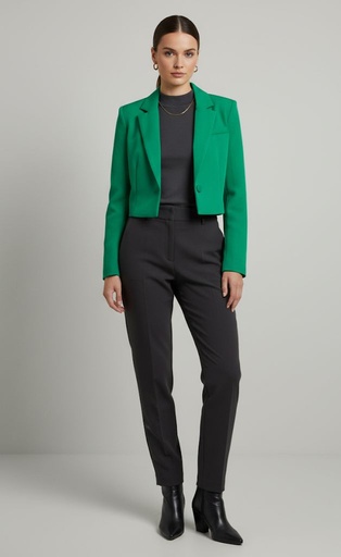 MICHEL BLAZER VERDE MUJER 70616