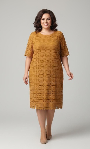 SANDRA DARREN VESTIDO MOSTAZA 72180M