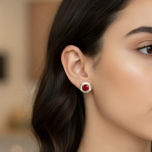 [AE0320] ARETES ENCHAPE REDONDOS PERLAS