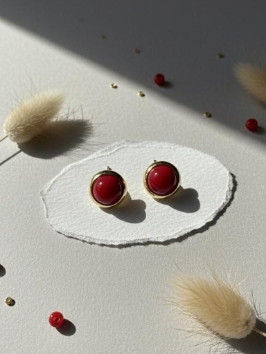 [AE051] ARETES PERLA BLANCA PLATA T/1.5