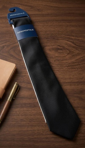 [AERO] AEROPOSTALE CORBATA NEGRO HOMBRE