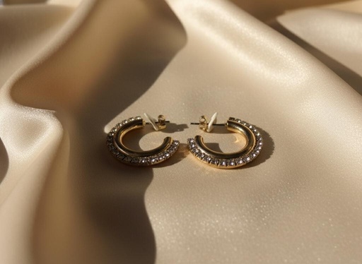 [AF390] ARETES ARGOLLA BRILLANTE F.FINA DRD