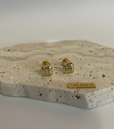[AO02] ARETES ORO CUADRADOS