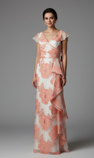 [AP1E207816] ADRIANA PAPELL VESTIDO MUJER  ROSA-