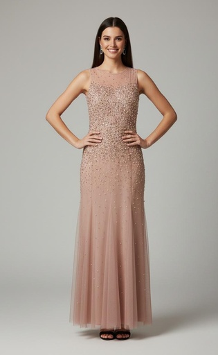 [AP1E209164] ADRIANNA PPEL VESTIDO MUJER BEIGE