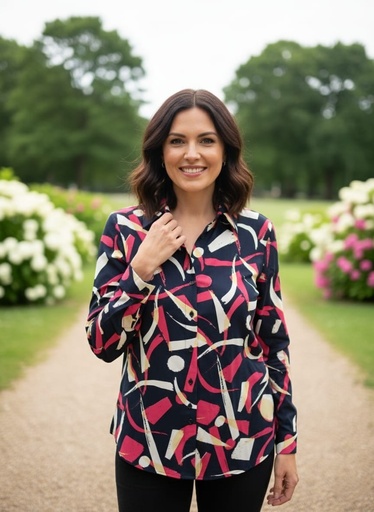 OVI BLUSA ESTAM.COLORES MUJER B9231