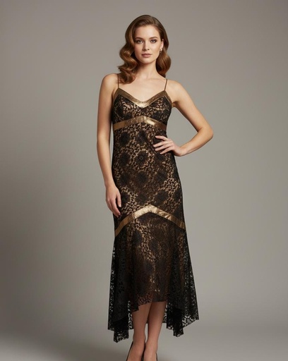 [BA1907] BETSY&ADAM VESTIDO MUJER NEGRO-DRD