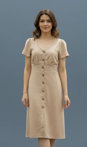 [BD04393] BLASHE VESTIDO MUJER C. KHAKI