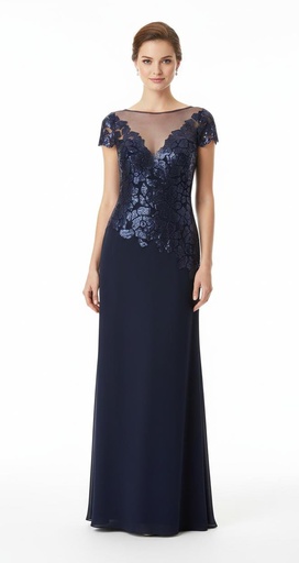 [BGU18622L] TADASHI SHOJI VESTIDO MUJER AZUL M