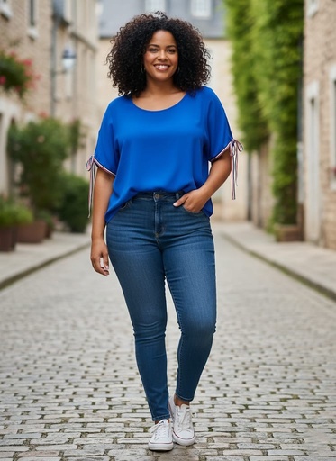 CHECK IT OUT BLUSA MUJER AZUL ELECTRIC CT5835AE