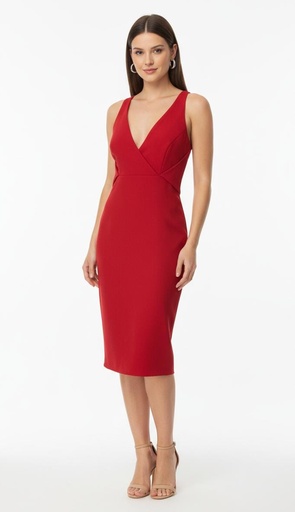 MYSTI VESTIDO C. MUJER ROJO D15421ADK