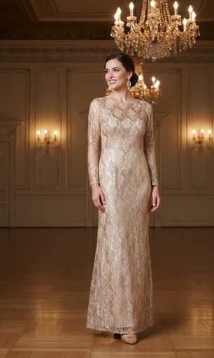 ELIZA T VESTIDO MUJER CHAMPAGNE EJ9M2411