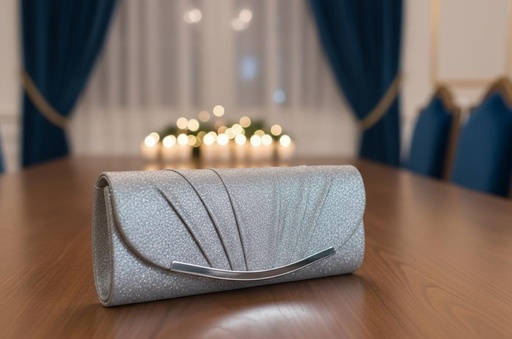 [HBG104015S] CARTERA FIESTA SILVER RETANGULAR