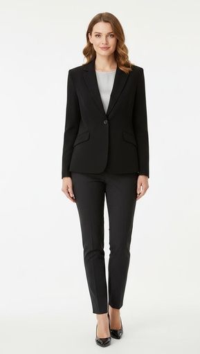 [J1031N] PANIZ CHAQUETA MUJER NEGRO J1031N