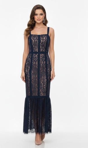 JUST ME VESTIDO AZUL M.BEIGE MUJER JMD15014A