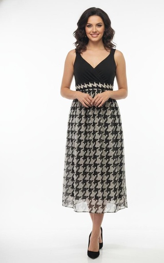 [P324271] SIGNATURE SACO-VESTIDO MUJER NEGRO-